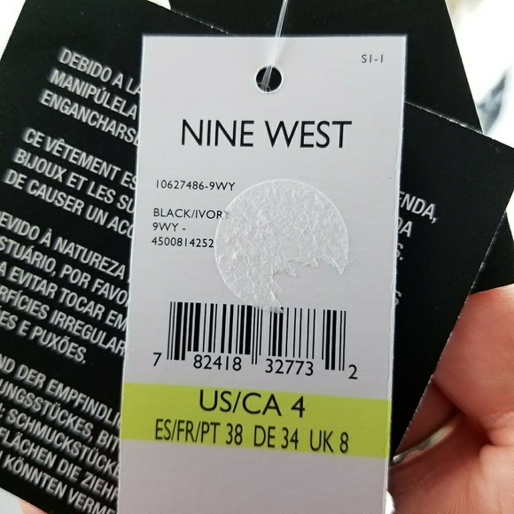 ↠Nine West tealength imprinted felt pattern dress↞ - Picture 4 of 5